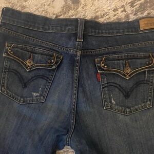 Levi's Dark Blue Denim Jeans